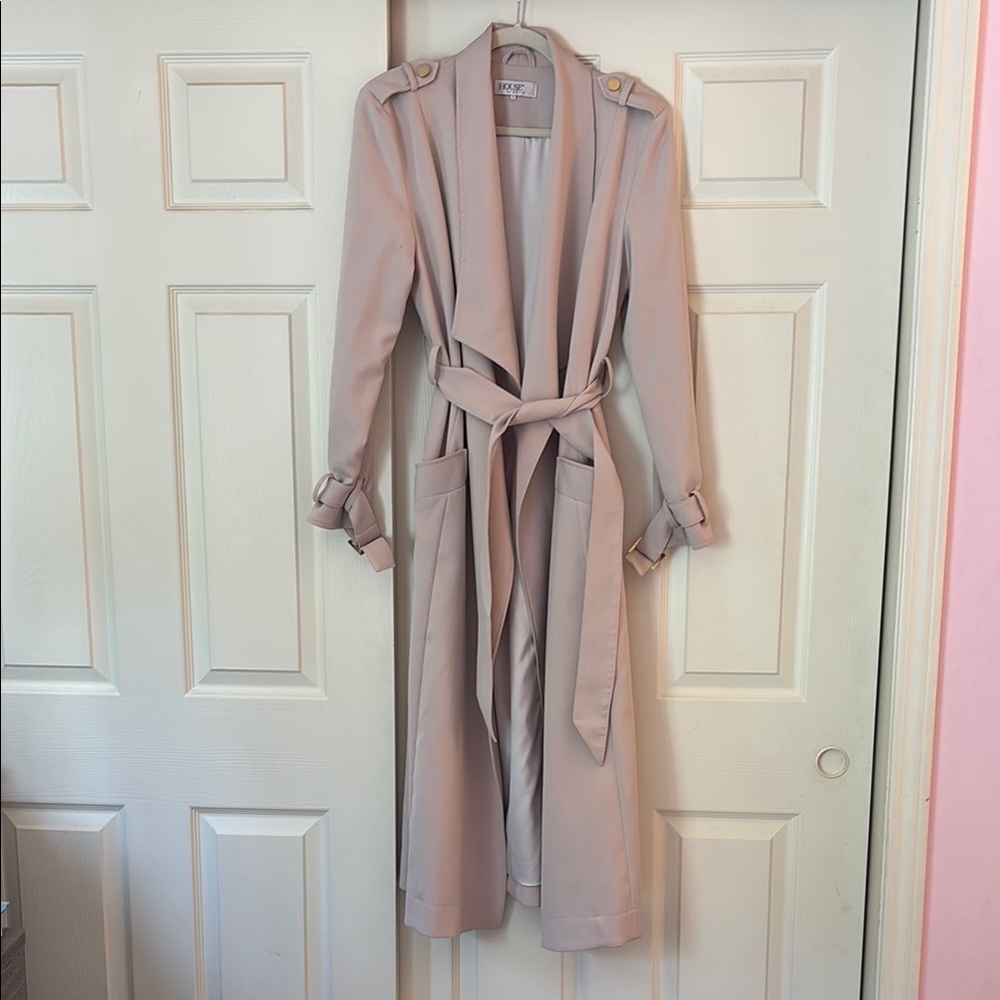 House of CB London Beige Trench Coat